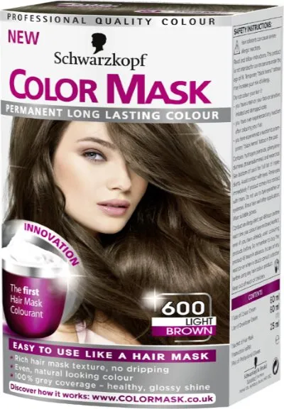 Hajfesték „Schwarzkopf Color Mask” paletta, a szépség titkát, és a nők egészségére