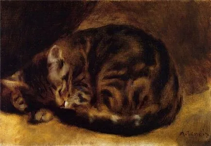 Macskák a francia festészet
