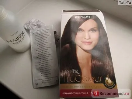 de colorare a părului expert oriflame Tru culoare hairx culoare - „în cele din urmă a apărut în vopsea Oriflame