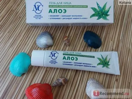 Cremă-gel pentru fata Neva Cosmetice aloe - „gel cu aloe buget - un concurent demn de celebrul