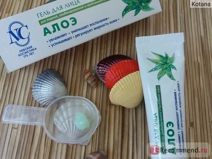 Cremă-gel pentru fata Neva Cosmetice aloe - „gel cu aloe buget - un concurent demn de celebrul