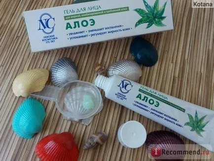 Cremă-gel pentru fata Neva Cosmetice aloe - „gel cu aloe buget - un concurent demn de celebrul