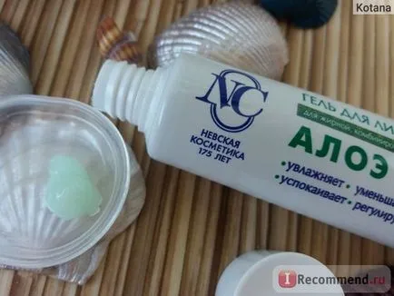 Cremă-gel pentru fata Neva Cosmetice aloe - „gel cu aloe buget - un concurent demn de celebrul