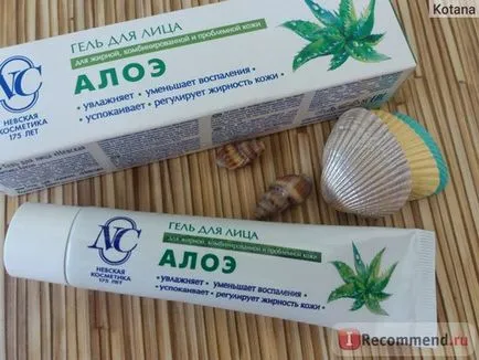 Cremă-gel pentru fata Neva Cosmetice aloe - „gel cu aloe buget - un concurent demn de celebrul