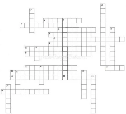 răspunsuri Crossword privind geometria pentru clasa a 8