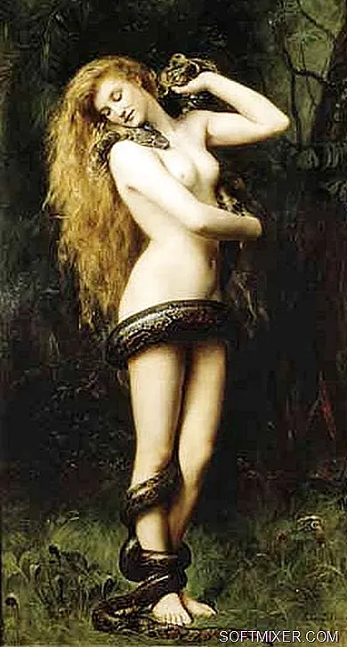 Лилит - съпруга на Адам е един от най-вълнуващите въплъщение превъплъщения тъмно жена