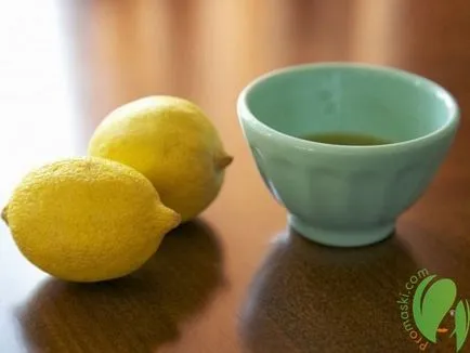 Lemon Face albire masca si suc pentru frecarea pielii