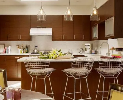 Candelabre pentru bucătărie - 50 idei frumoase în fotografii de interior