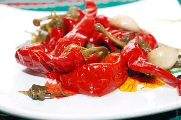 Ecetes csípős paprika - betakarítás a téli