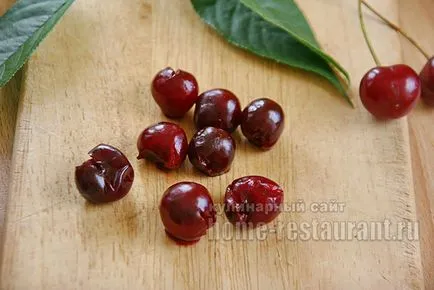 Cherry a saját levében a téli cukor nélkül