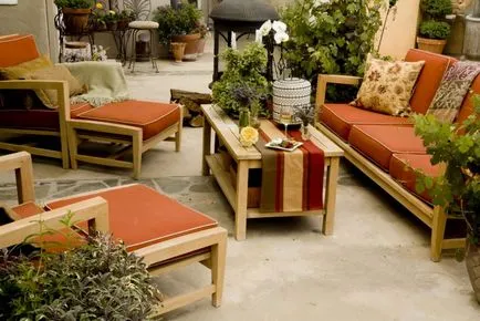 Градински мебели от изкуствен ратан