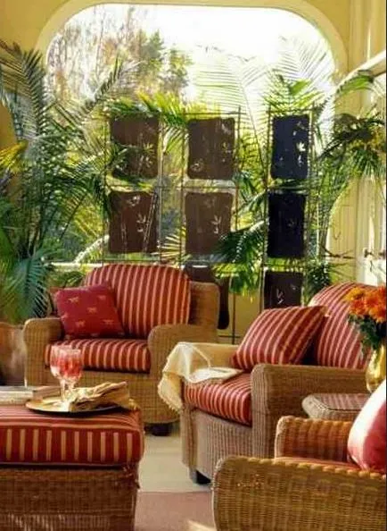 Bútor a modern kert és veranda - szép, kényelmes és eredeti