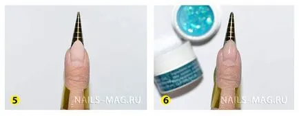 Modelarea gel de unghii pe formulare