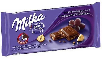Milka minden ízlés terjedhet svájci csokoládé