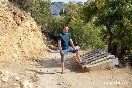 Cape Fiolent és jáspis strand a Krímben (Szevasztopol)