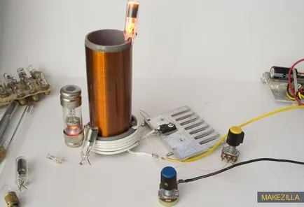 Мини Tesla Coil (Kacher) със собствените си ръце