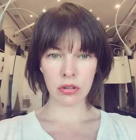 Milla Jovovich bizonyította egy új frizura - Női portál