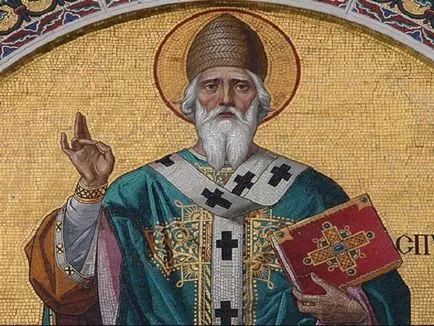 Ima kezelésére irányuló szent Saint Spyridon