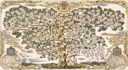 Efectuarea arborele genealogic al familiei - proiectare, arborele genealogic al familiei de design eșantion