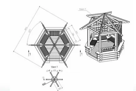 Privire de ansamblu asupra diferitelor desene pergole metal si lemn, cu gratar si gratar, si hex