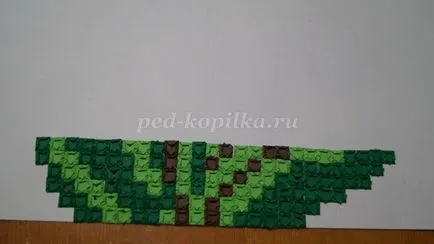 Mosaic origami papír a gyermekek számára