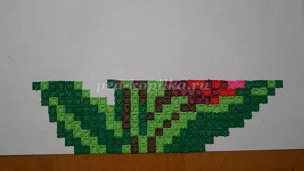 Mosaic origami papír a gyermekek számára