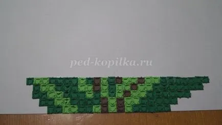 Mosaic origami papír a gyermekek számára