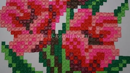 Mosaic origami papír a gyermekek számára