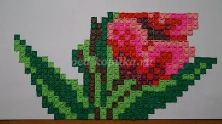 Mosaic origami papír a gyermekek számára