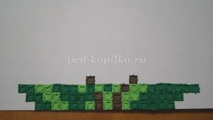 Mosaic origami papír a gyermekek számára