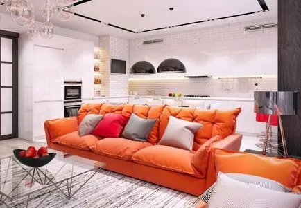 Orange Lounge - 79 fotó ötletek elegáns és szokatlan design