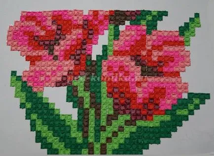 Mosaic origami papír a gyermekek számára