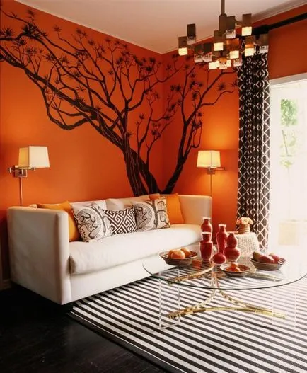 Orange Lounge - 79 fotó ötletek elegáns és szokatlan design