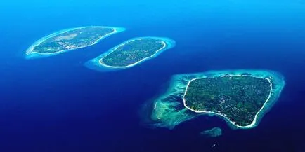 Insulele Gili (Gili) direcții, descrieri, fotografii