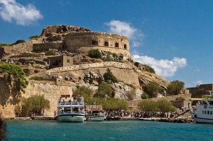 Spinalonga szigete Kréta