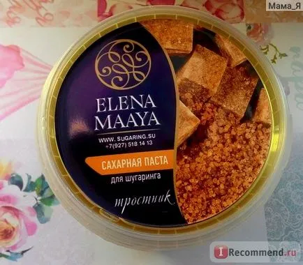 Paste shugaring Elena Maaya trestie - „pasta excelenta pentru tehnici manuale shugaring