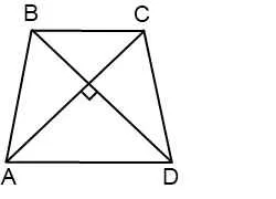 Intr-un trapez isoscel sunt perpendiculare pe diagonala