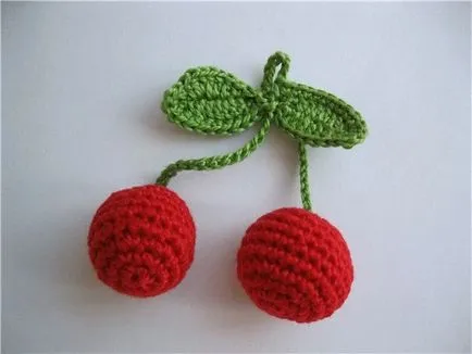 Tricotate Berry croșetate cireșe, cireșe tricotate