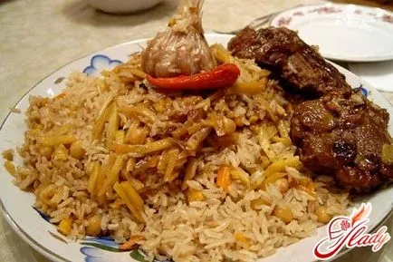 Pilaf csicseriborsó népszerű üzbég étel recept
