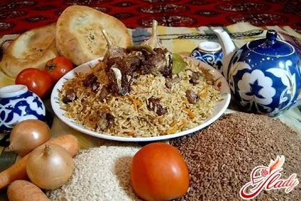 Пилаф с нахут популярен узбекски ястие рецепта