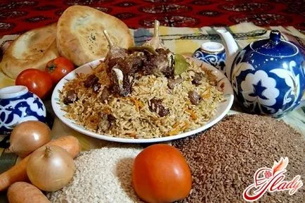 Pilaf csicseriborsó népszerű üzbég étel recept