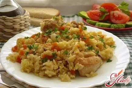 Pilaf csicseriborsó népszerű üzbég étel recept