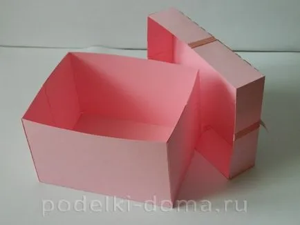 Кутия за подарък, направен от картон със собствените си ръце, кутия идеи и семинари