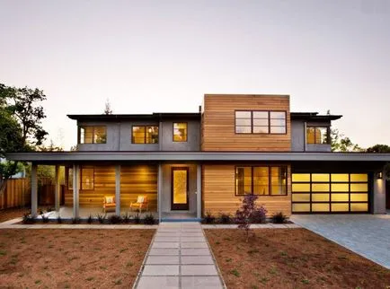 Proiecte de case din lemn cu garaj cu mâinile sale 45 cele mai bune scheme