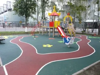 Гумени покрития за детски площадки