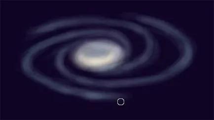 Desenați o spirală galaxie, pictor corel