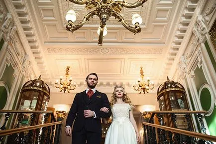 Luxus esküvői fotózást királyi stílusban