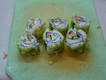 Rolls otthon recept egy fotó