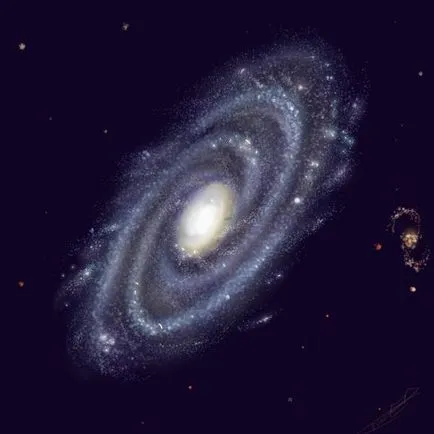 Desenați o spirală galaxie, pictor corel