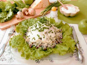 Saláta pácolt gombát (video recept)